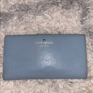light blue Kate Spade wallet